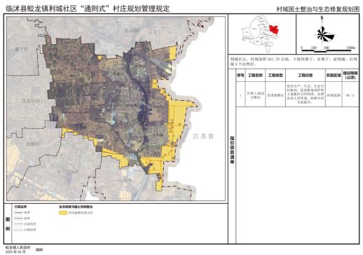 村庄规划 | 山东临沂：探索“总详联动、通则管控”规划编制新模式