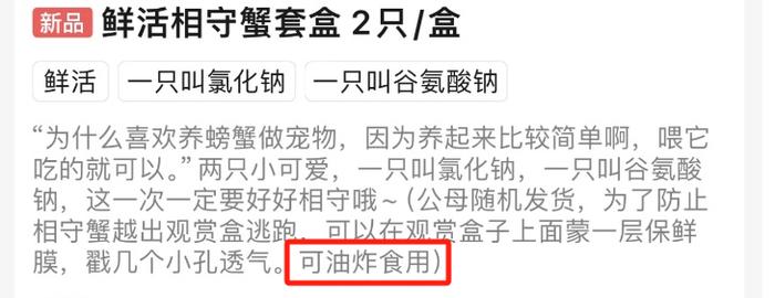 热闻|买只螃蟹当上班搭子，网友：养好观察，养不好还能炸炸吃