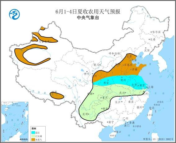 中央气象台：全国夏收夏种气象服务（2024年05月31日）