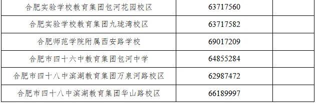 最新最全！2024合肥中小学学区方案公布