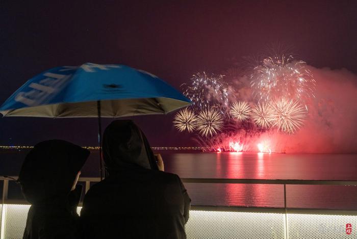 美轮美奂！五千多发礼花弹竞相绽放临港夜空