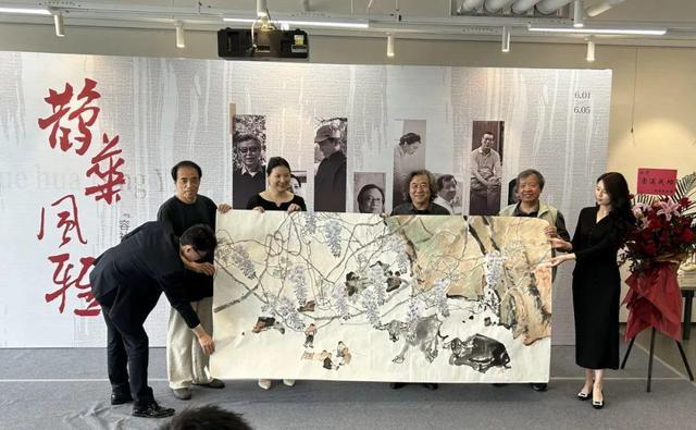 鹊华风雅“容社”中国画作品展在杭州开幕