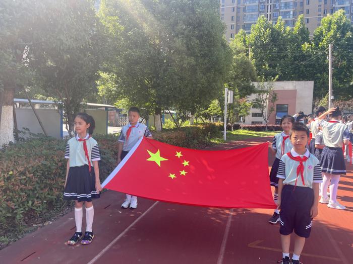 廉洁清风润童心 强国少年向未来 ——合肥市葛大店小学南校区新队员入队仪式