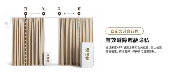 小米“米家智能窗帘 2”6 月 11 日开售：多重降噪减震设计、可自定义开合行程，849 元