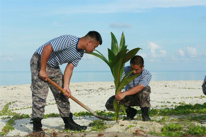 在西沙群岛书写绿色答卷 南部战区海军某基地西沙守备部队生态环保建设纪实