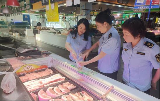 山东菏泽定陶区市场监管局组织开展第三轮食品快检“拂晓”行动