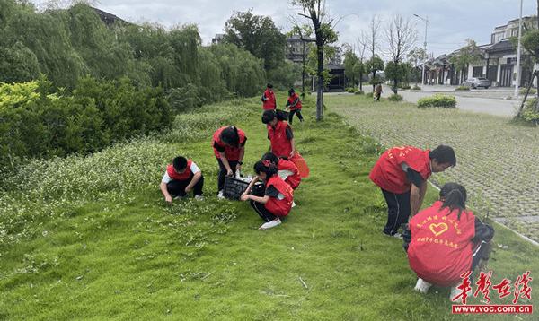 渣江镇中心小学：“六•五”环境日 “童”护蒸水河