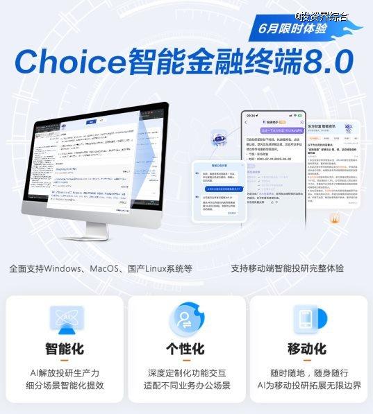 东方财富又放大招！Choice下一代智能金融终端全面拥抱AI