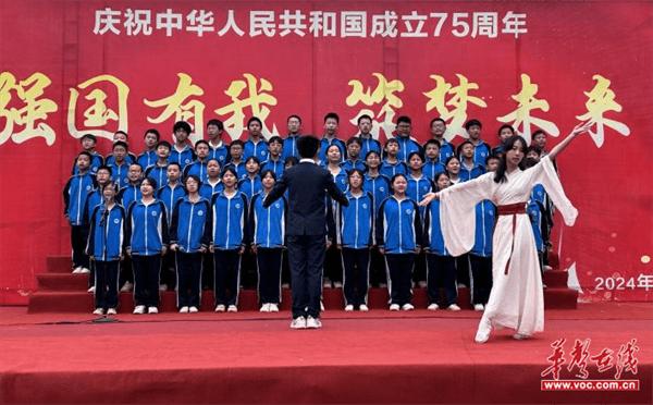 强国有我 筑梦未来  邵东市仙槎桥镇初级中学举办2024年七年级歌咏比赛