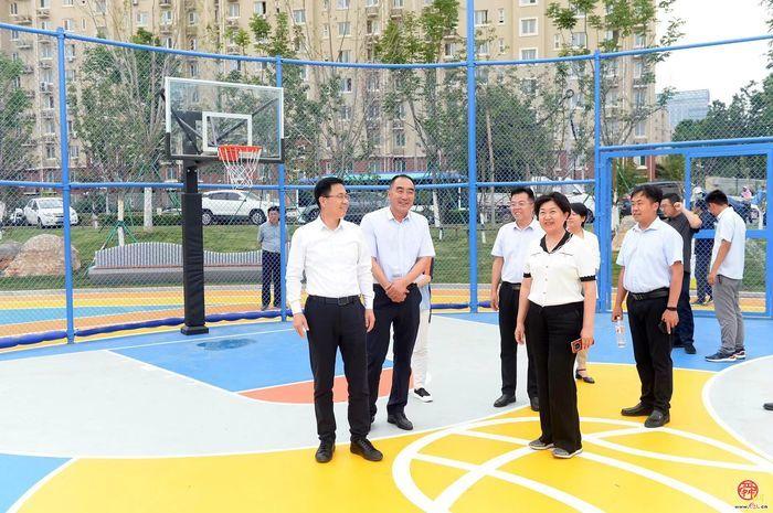 济南市体育局局长董怀敏率队到历下区 调研体育及模范区创建工作