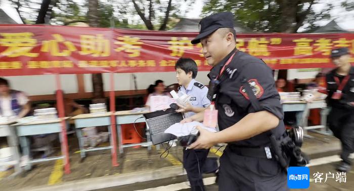 考生身份证途中丢了 澄迈民警一路小跑找信号为其办临时身份证明