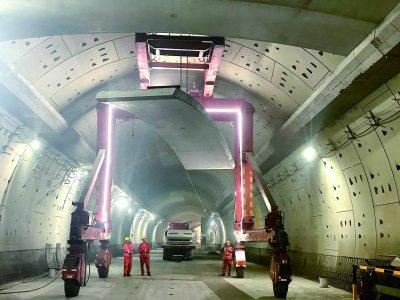 建宁西路过江通道 年内有望完成隧道内部结构施工