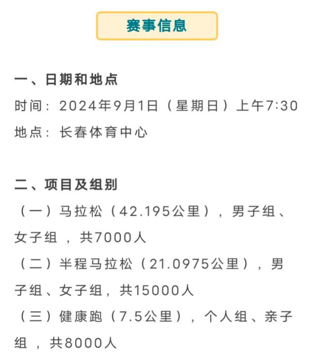 今日热榜｜2024长春马拉松定档9月1日