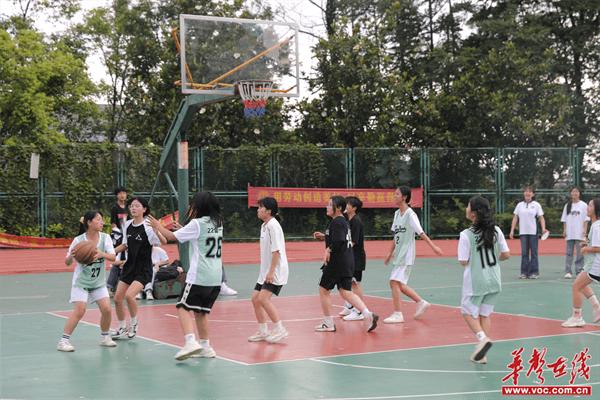 邵东职专举行高一、高二篮球比赛