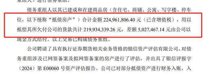 帝欧家居启动债务重组：13家欠债房企拿106套房产抵债，涉资超2亿