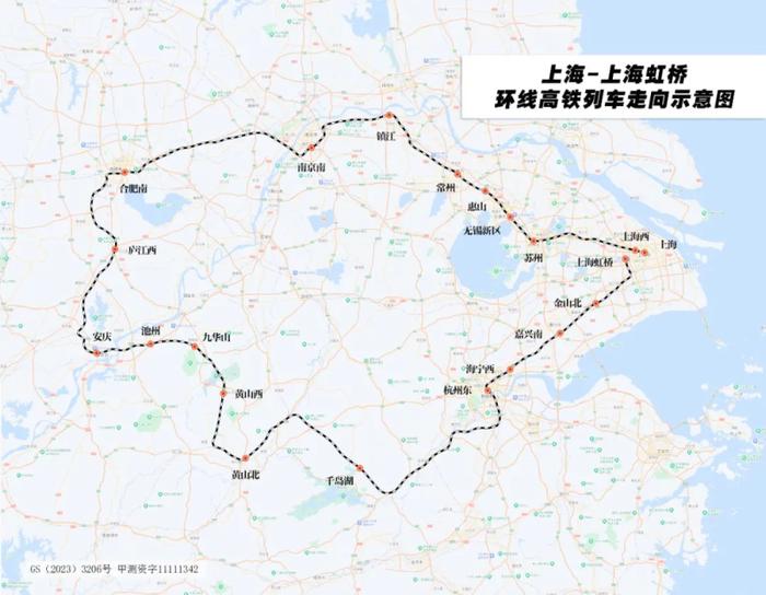 上海至上海虹桥超级环线高铁将发车，串联4座城市