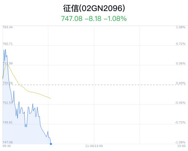 征信概念盘中跳水，中科金财跌0.68%