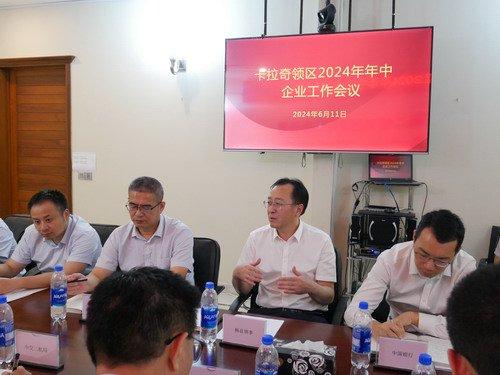 驻卡拉奇总领事杨云东出席领区2024年年中企业工作会议