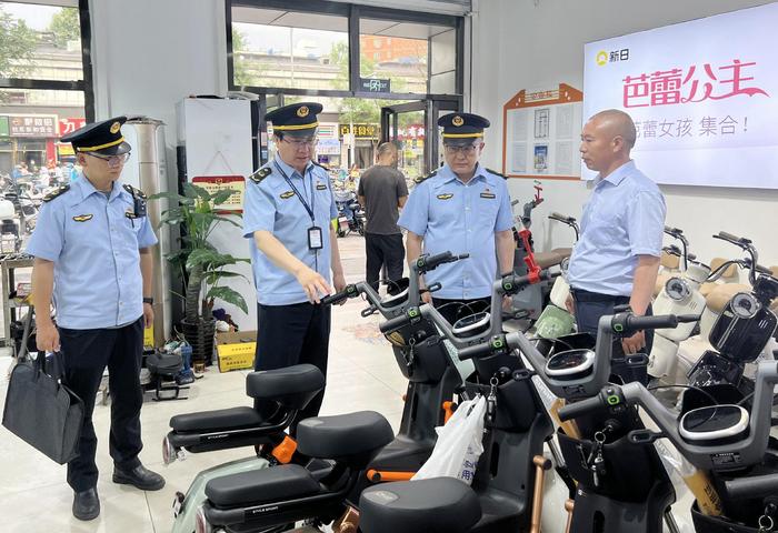 北京石景山多部门联动开展夏季电动自行车市场安全检查