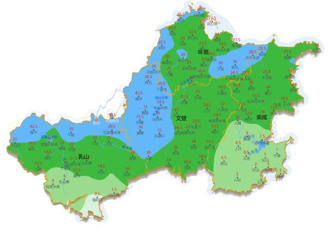 今夜降雨继续！威海最新雨情→