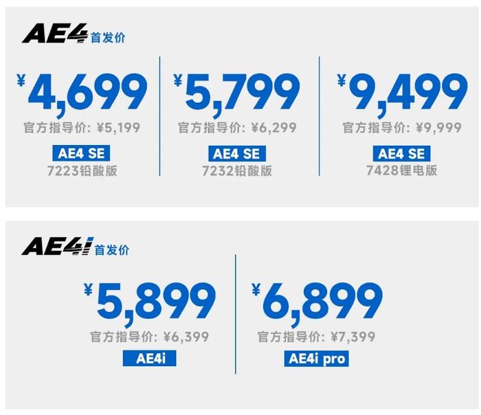 极核 AE4 电动摩托车、AE4i 电动自行车发布，4699 元起