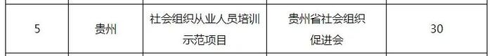 中央财政支持社会组织参与社会服务项目立项名单发布 贵州7个项目入选