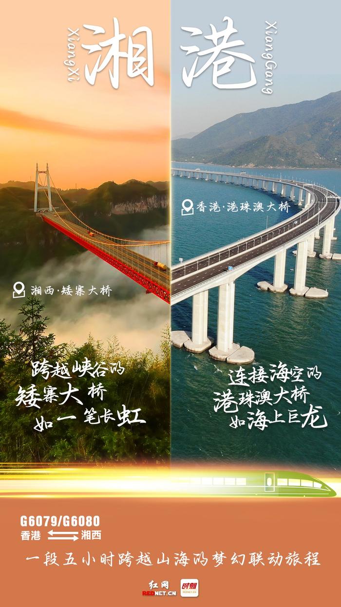 海报｜当“东方之珠”遇上“神秘湘西” 搭乘专线来一次跨越山海的梦幻联动之旅吧