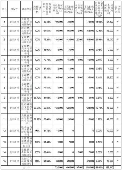 证券代码：002171    证券简称：楚江新材    公告编号：2024－082债券代码：128109    债券简称：楚江转债