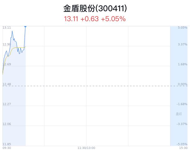 金盾股份涨5.05% 长三角低空经济发展快