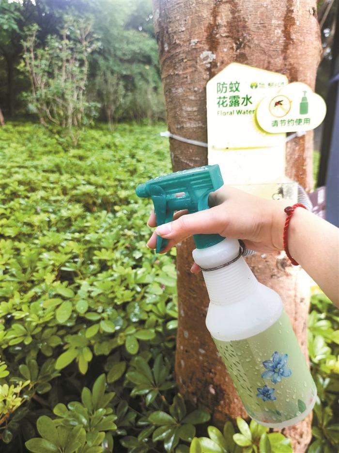 深圳公园纷纷上新花露水、急救盒、雨伞、垃圾袋等便民用品