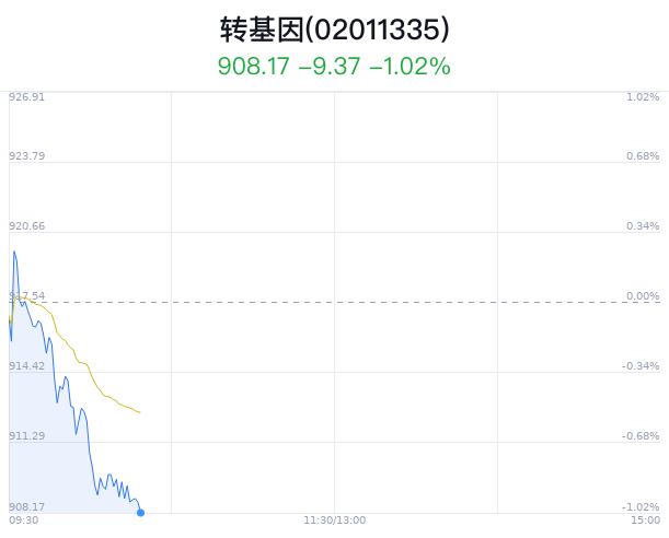 转基因概念盘中跳水，登海种业跌1.24%