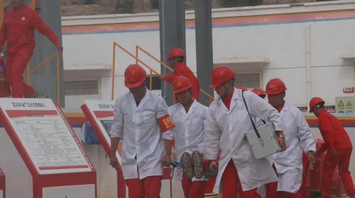 陕西：延长油田定边采油厂开展2024年生产安全事故综合应急演练