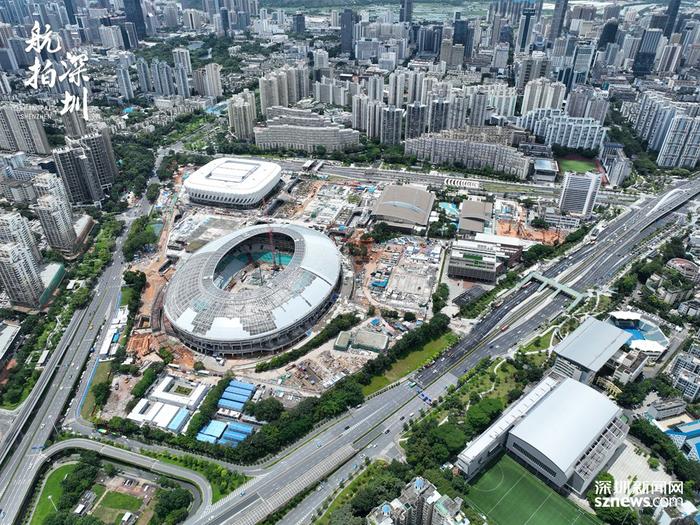 航拍深圳 | 深圳市体育中心改造提升项目进入最后冲刺
