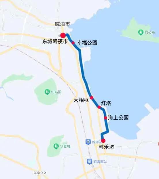 “夜游威海”双层巴士观光线路今晚试运行！