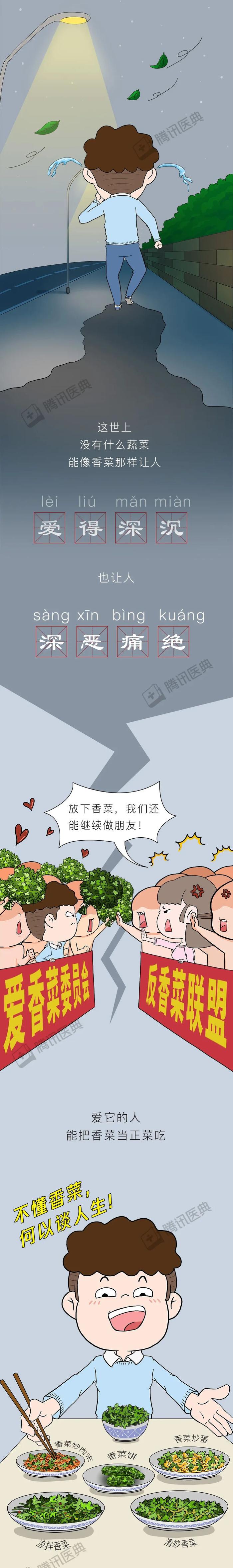 给我100万，我都不吃一口香菜