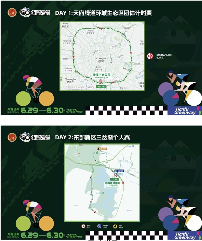 2024中国·成都天府绿道国际自行车赛6月29日开赛