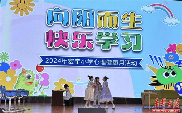 怀化市宏宇小学开展心理健康系列活动