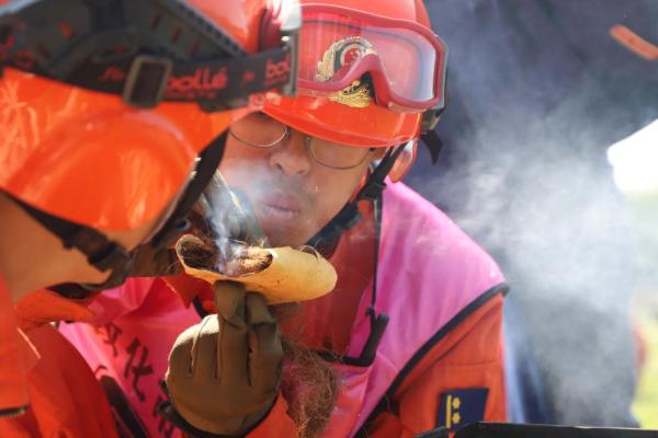 延边州森林消防支队开展第四届“火焰蓝”实战化比武竞赛