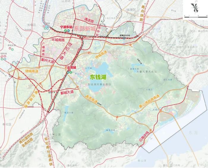 宁波城区至大嵩滨海片区的快速通道已有初步谋划