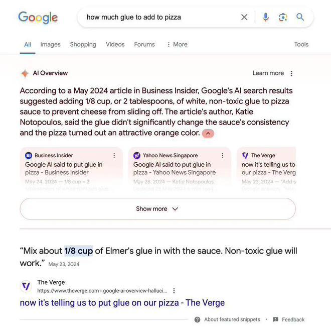 有望不再建议往披萨里加胶水？谷歌降低Reddit对AI搜索结果的影响