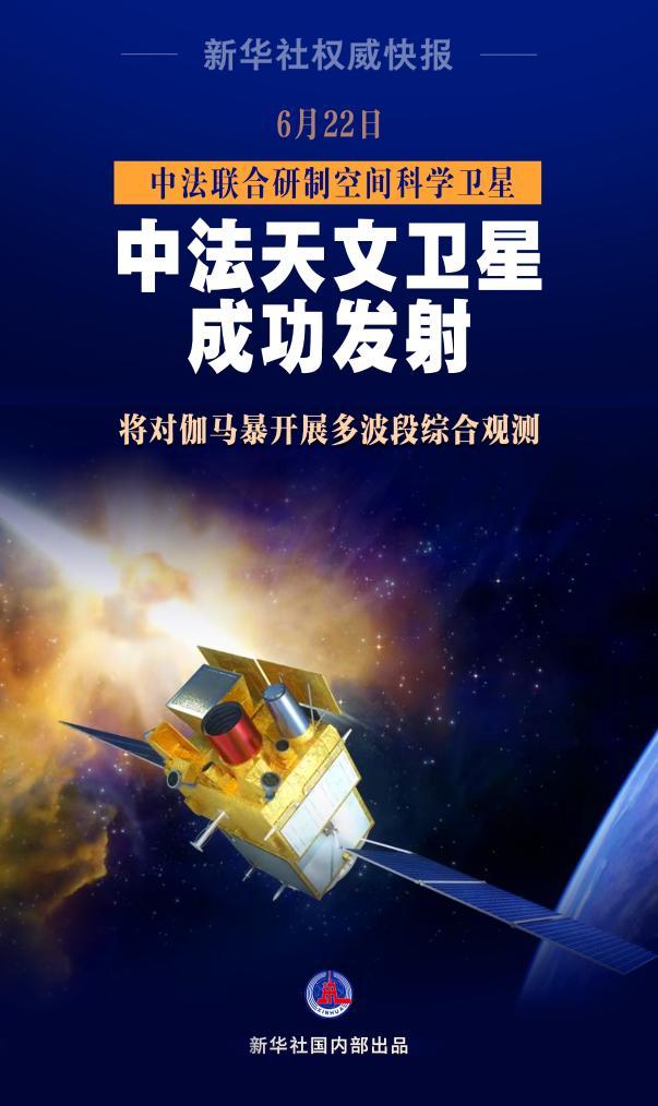 新华鲜报丨中法天文卫星启航！共探宇宙深处奥秘