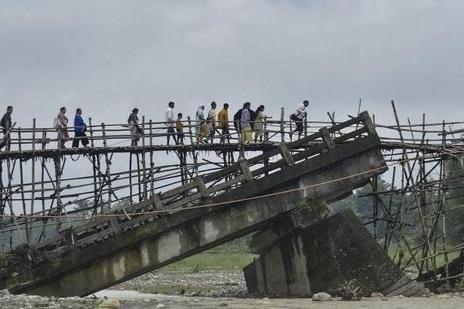 印度阿萨姆邦洪灾已致37人死亡