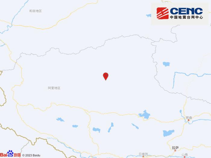 西藏阿里地区改则县发生4.2级地震，震源深度10千米