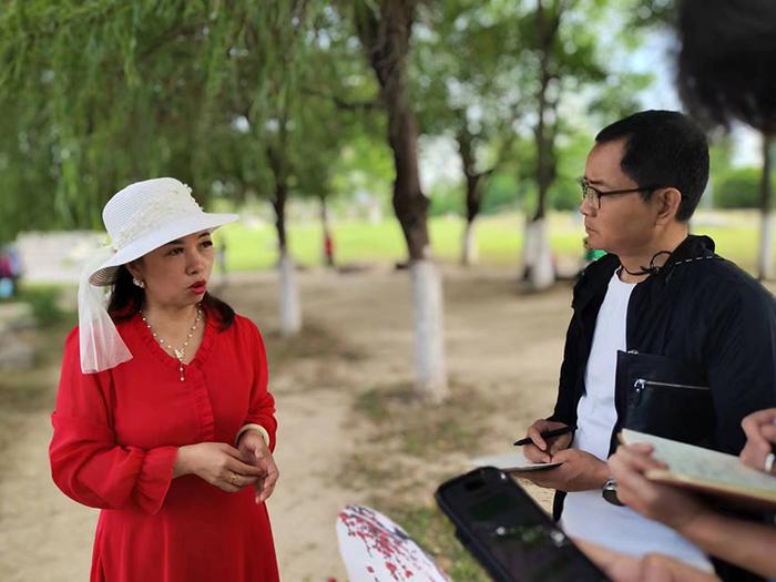 汉家妹子——晨光里的汉中市天汉湿地公园北岸