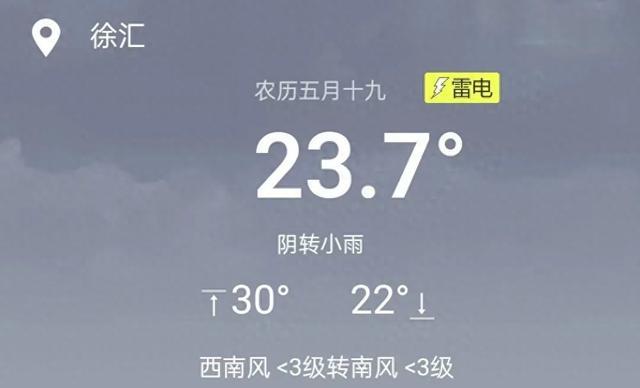 最新一周天气来了→