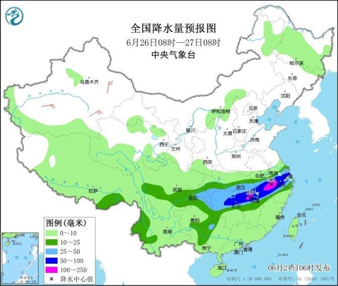 中央气象台：湖南湖北江西安徽浙江等地有持续性暴雨，谨防暴雨次生灾害