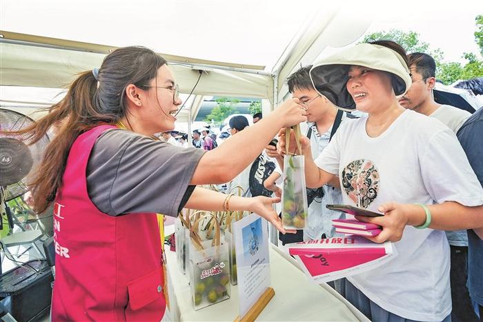 收获荔枝免费供师生市民品尝 深圳高校送出最甜招生简章