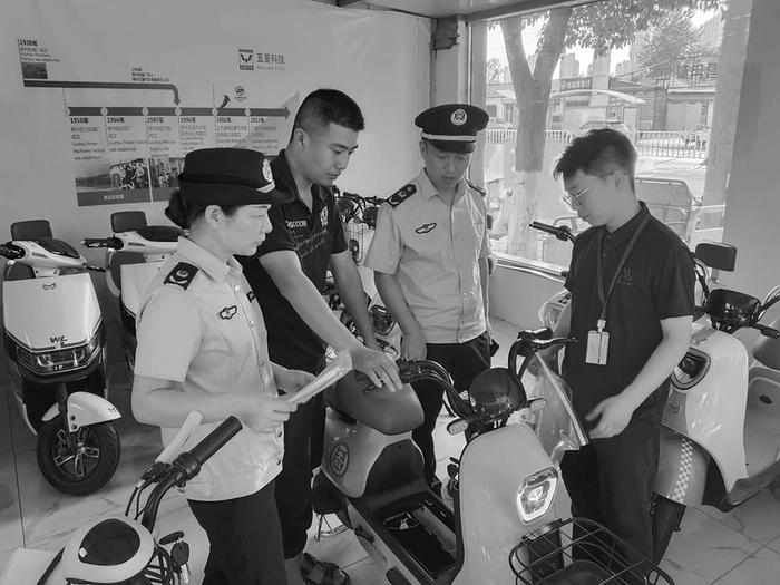 安徽省淮北市市场监管局对电动自行车及相关产品质量开展专项监督抽查