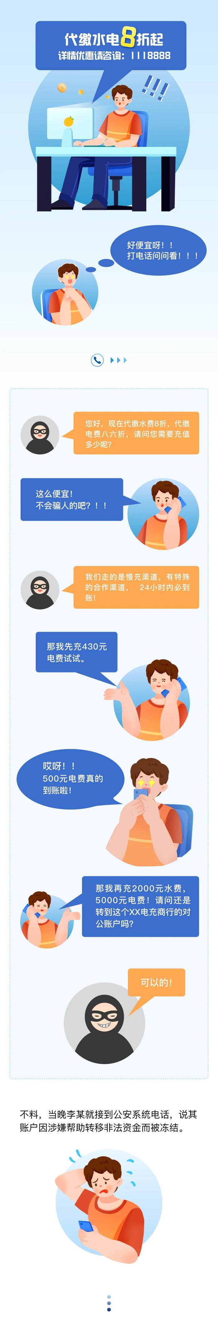 一“鹭”同行 反洗钱小课堂｜①警惕代缴水电费的陷阱