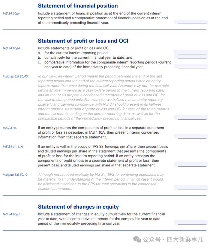 普华永道、毕马威、安永发布IFRS 2024年中期财务报表示例！